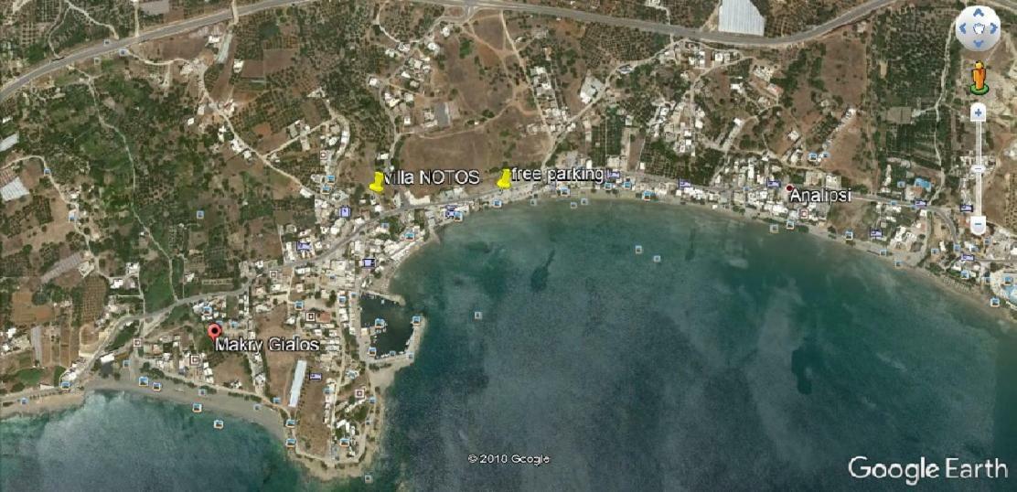 Villa Notos Makrýgialos Dış mekan fotoğraf